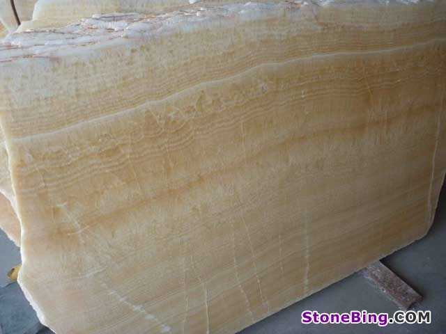 Giallo Crystal Onyx Slab