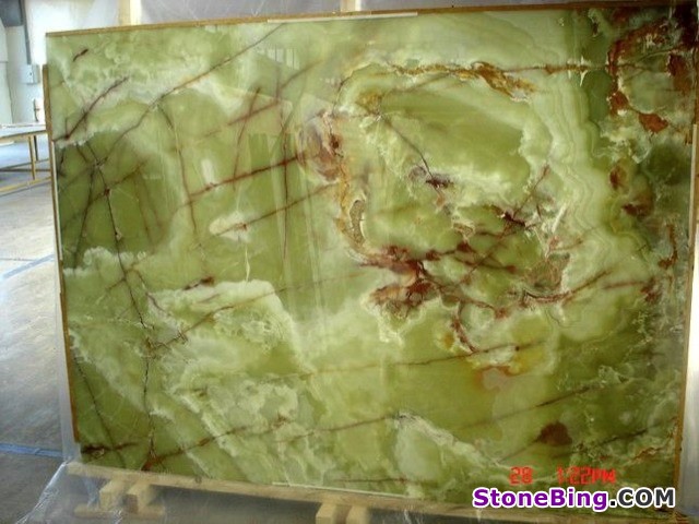 Multi Green Onyx Slab