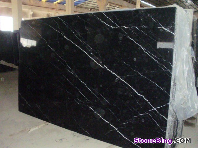 China Black Marble Slab