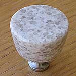 Pearl White Granite Knob
