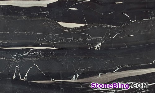 Black Bamboo Marble Tile