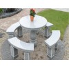 Granite Garden Table and Chair