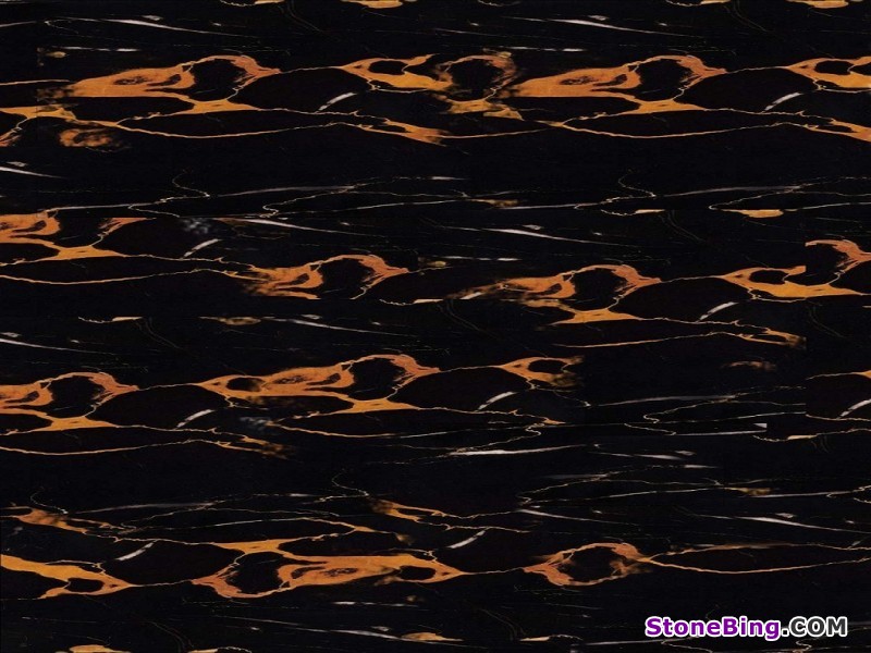 Black Gold Marble Tile