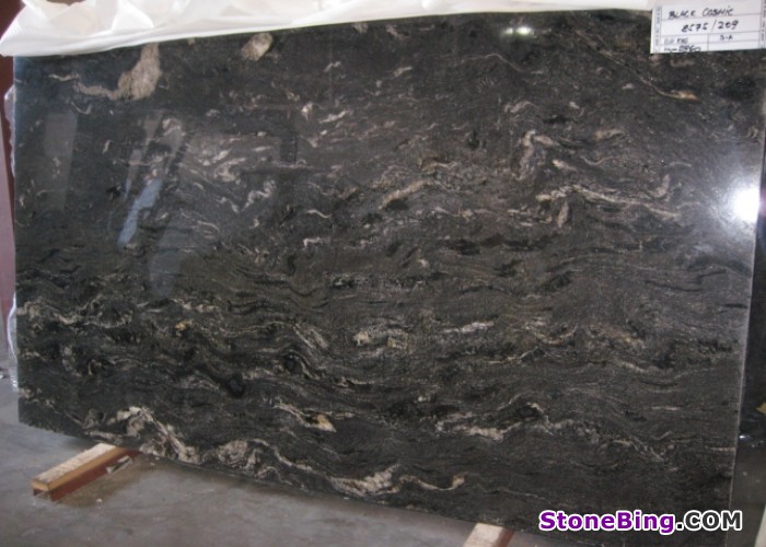 Black Cosmic Granite Slab