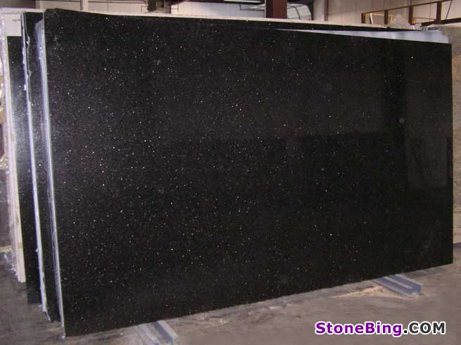 Black Galaxy Granite Slab