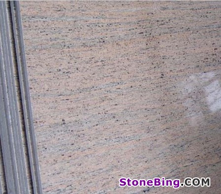 Raw Silk Pink Granite Slab