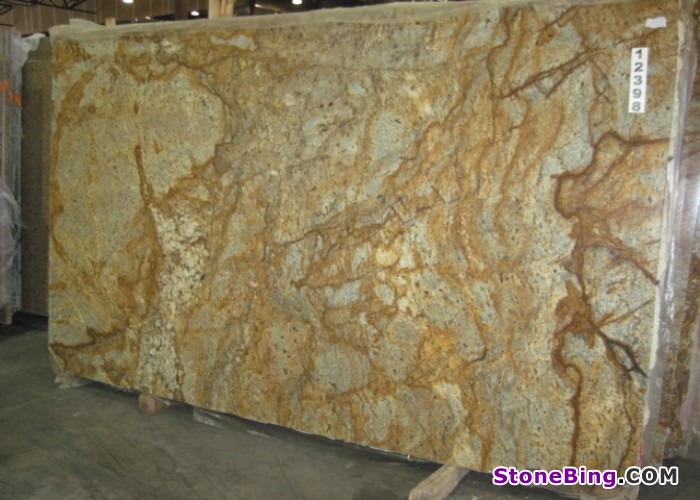 Golden Crystal Granite Slab