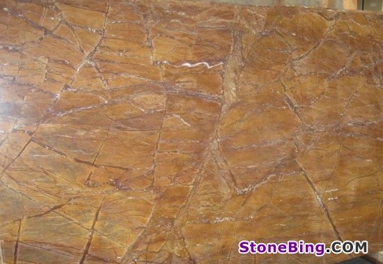 Rain Forest Brown Marble Slab