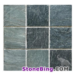 Strata Green Slate Tile