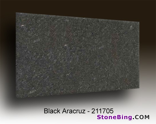 Black Aracruz Granite Tile