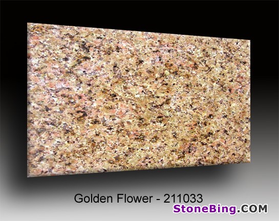 Golden Flower Granite Tile