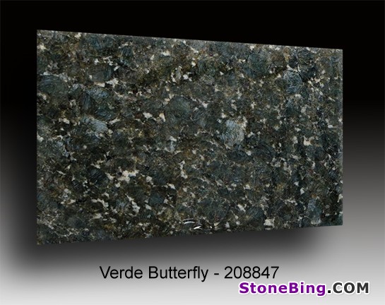 Verde Butterfly Granite Tile