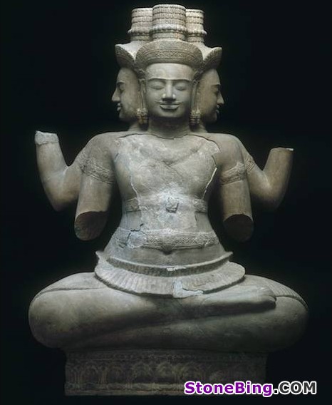 Works of art in sandstone from Angkor in Paris‘ Musée Guimet