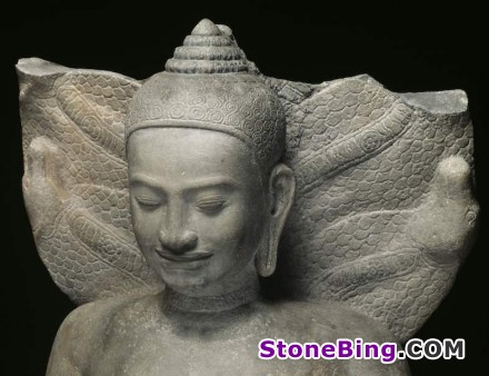 Works of art in sandstone from Angkor in Paris‘ Musée Guimet