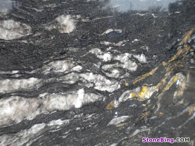 Black Titanium Granite Tile