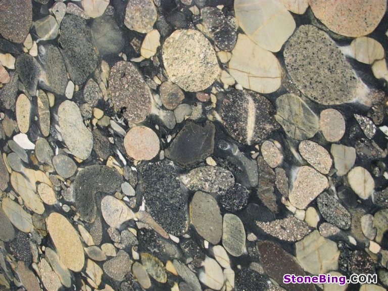 Black Mosaic Granite Tile
