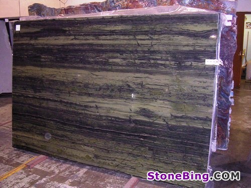 Bamboo Green Granite Slab