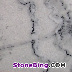 Cloudy White Marble Tile