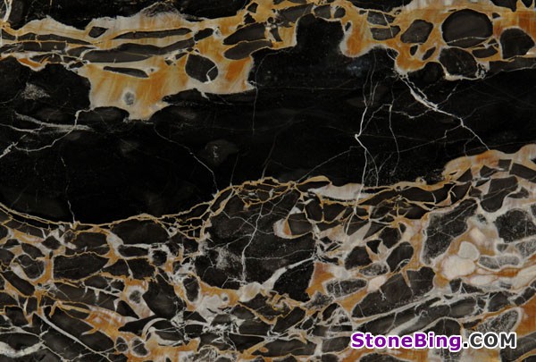 Black Gold Marble Tile