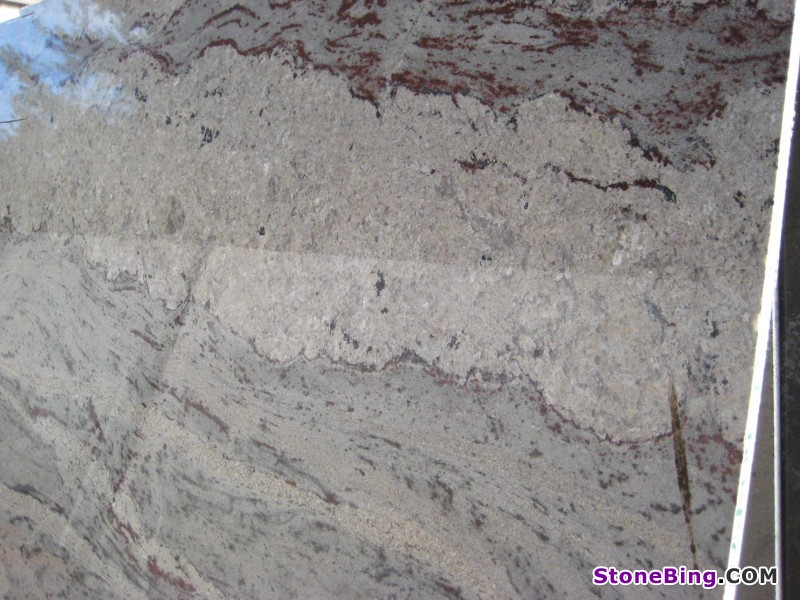 Silver Sparkle Granite Slab