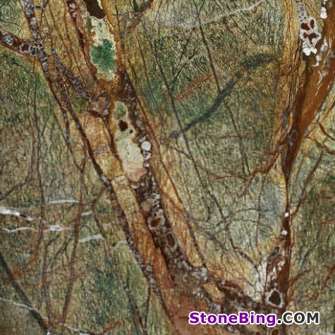 Rain Forest Green Marble Tile