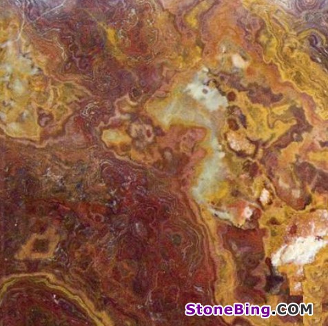 Multi Red Onyx Tile