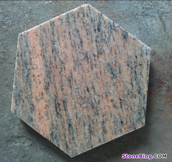 15cm hexagonal granite tiles