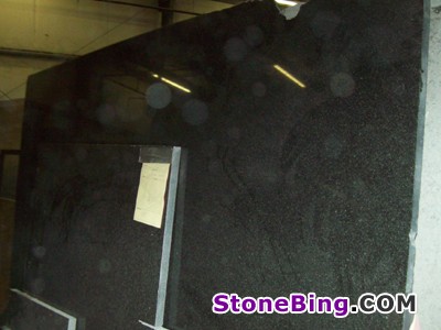 Black Impala Granite Slab