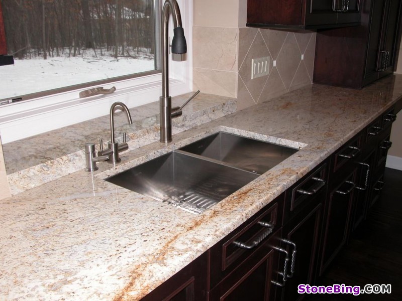 Colonial Cream Granite Countertop