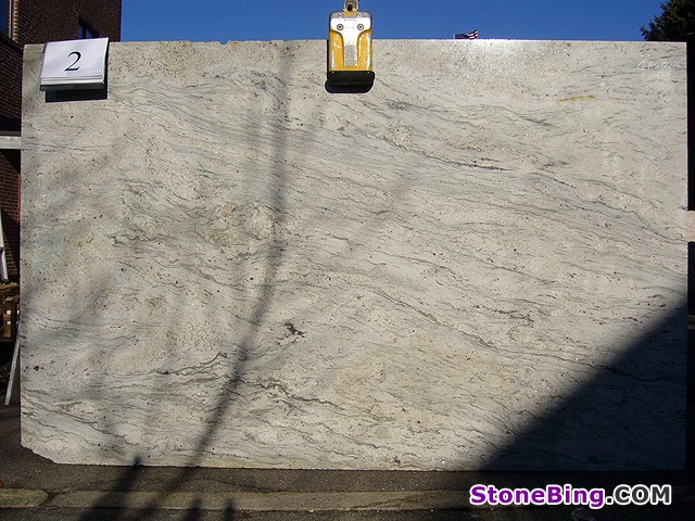 River White Granite Slab