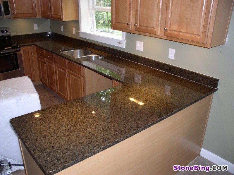 Tropical Brown Granite Countertop