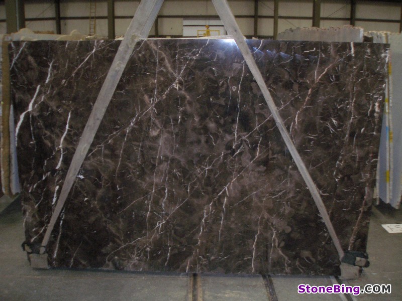 China Brown Marble Slab