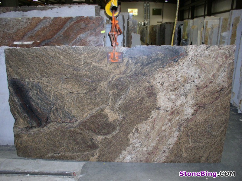 Juparana Tier Granite Slab