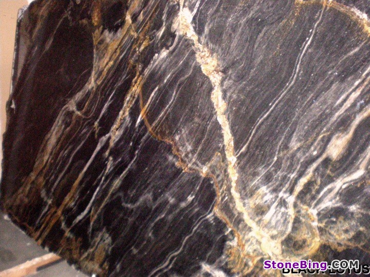 Black Lotus Granite Slab