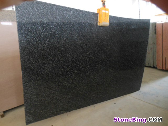 Lavendra Black Granite Slab