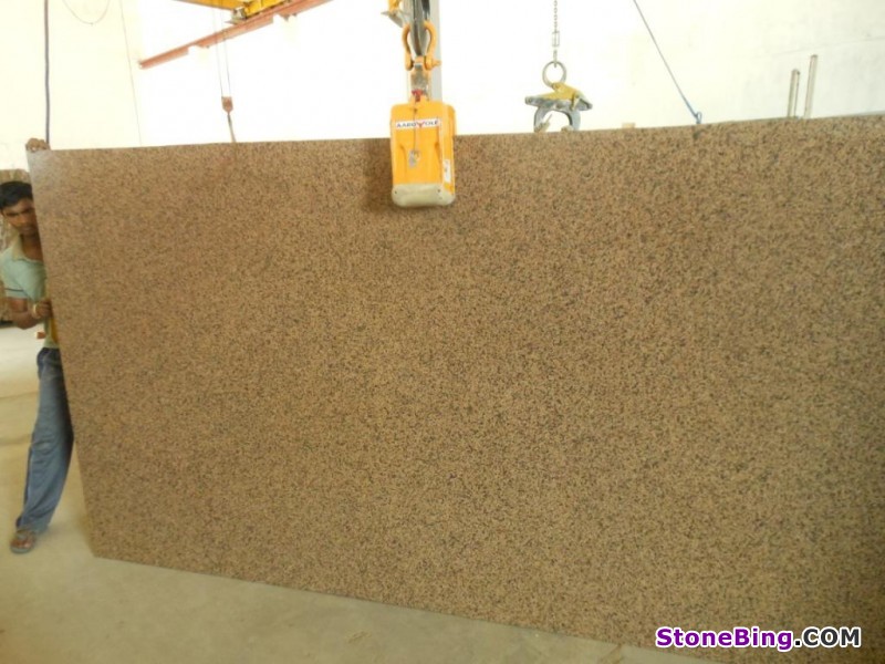 Royal Cream Dark Granite Slab