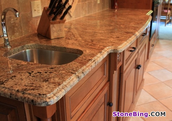 Crema Bordeaux Granite Countertop