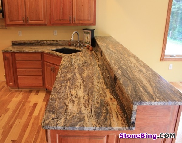 Golden Noir Granite Countertop