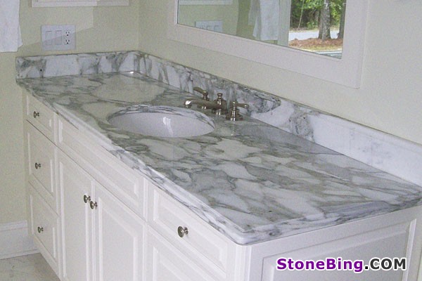 Calacatta Gold Marble Vanity Top