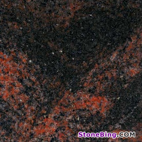 Rosso Lava Granite Tile