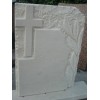 Gravestone with Cross Carving