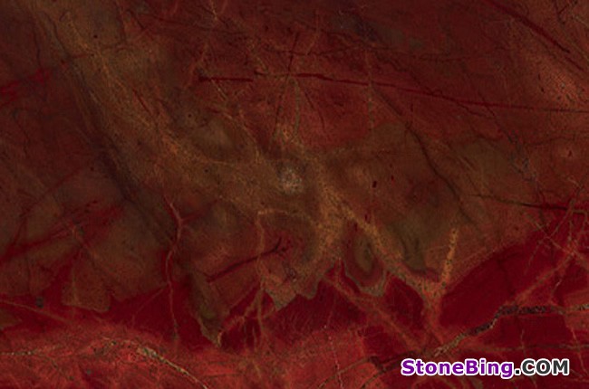Rosso Damasco Marble Tile