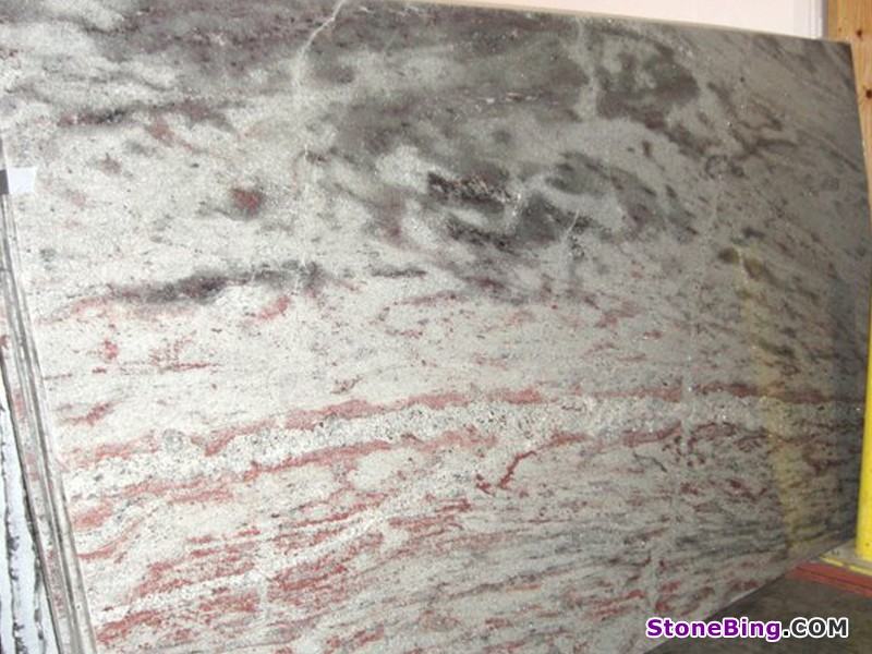 Silver Galaxy Granite Slab