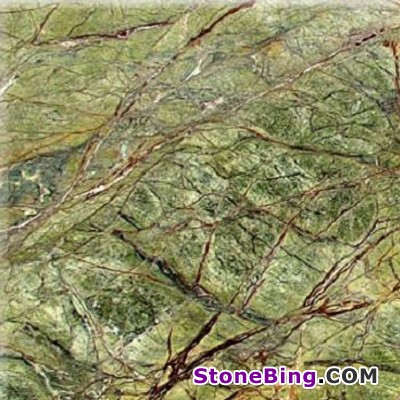 Rain Forest Green Marble Tile