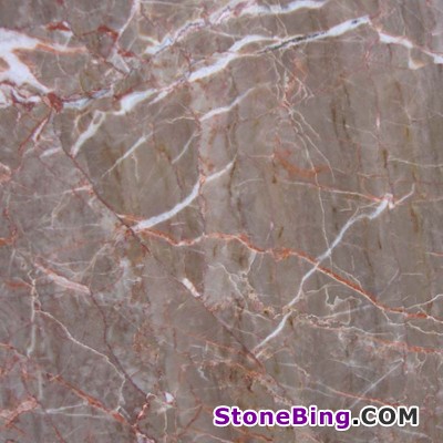 Red Filetto Marble Tile