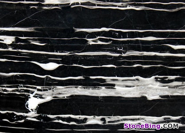 Port Black Marble Tile