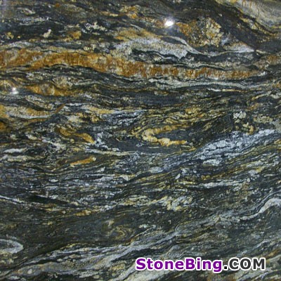 Magma Black Granite Tile