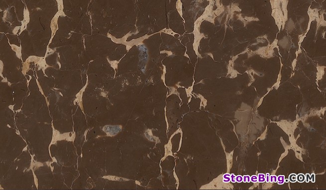 Brown Portoro Marble Tile