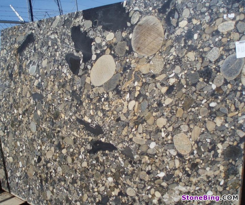 Black Amazon Granite Slab