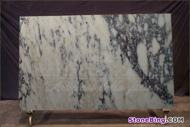 Arabescato Purple Marble Slab